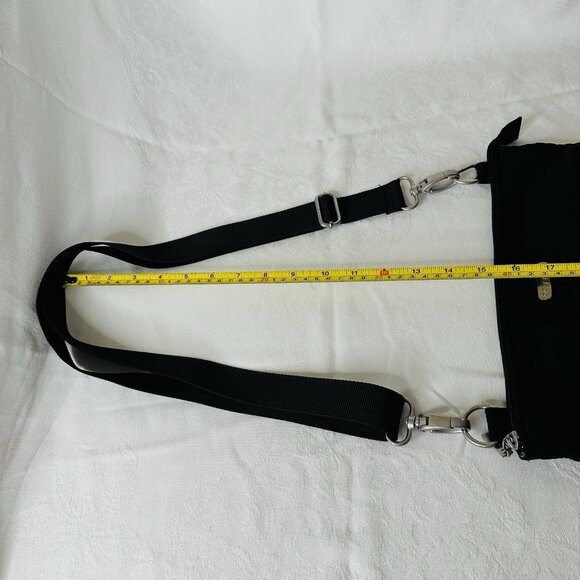 Baggallini Big Zip Crossbody Purse Lots of Pockets Nylon Wide Strap Lined 11” - Picture 14 of 14